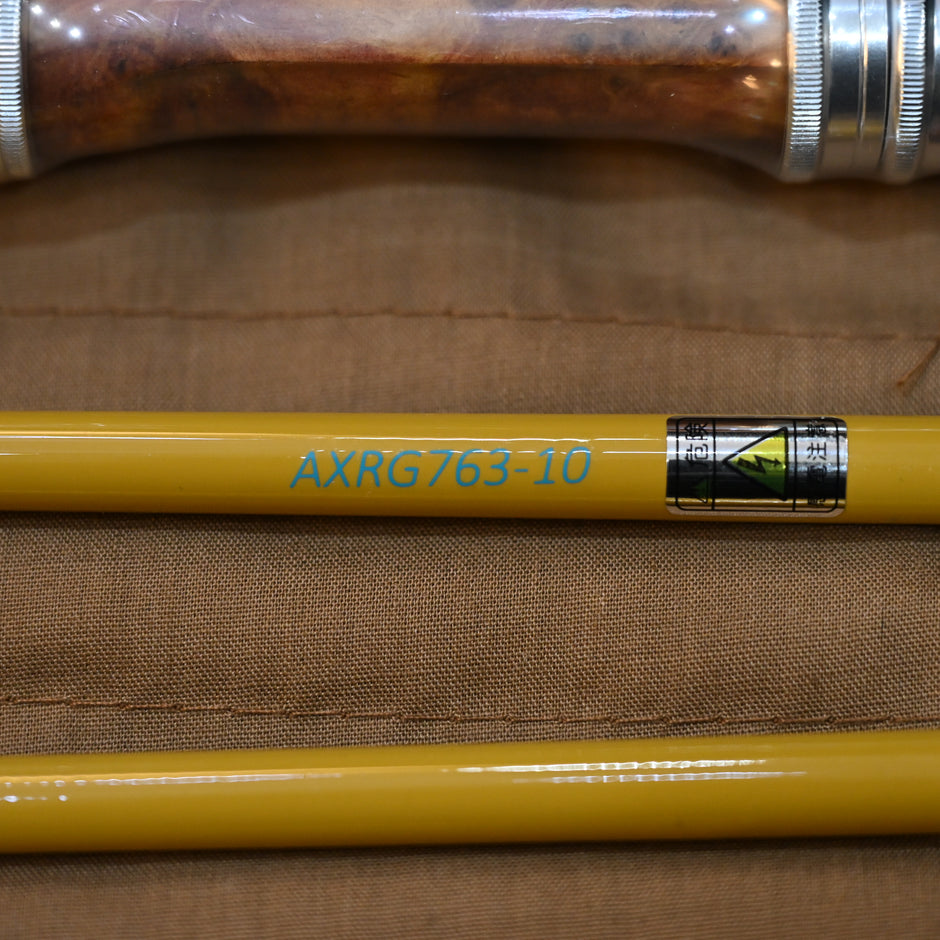 AXISCO Reglass 10-Piece Glass Fly Rod AXRG 763-10 7'6