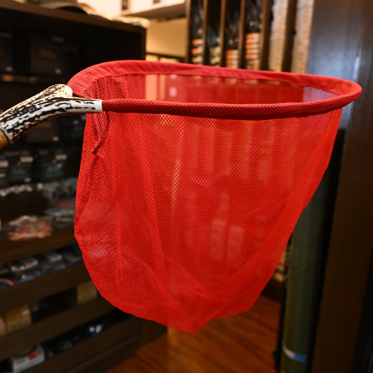 Net Spring Red Sugisaka Antler Spring Landing Net 3L | Handcrafted Fly Net ...